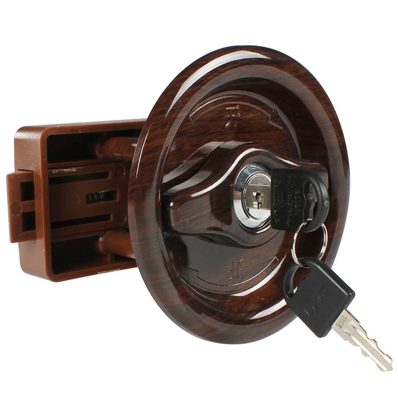 RV Bathroom Brown Lock