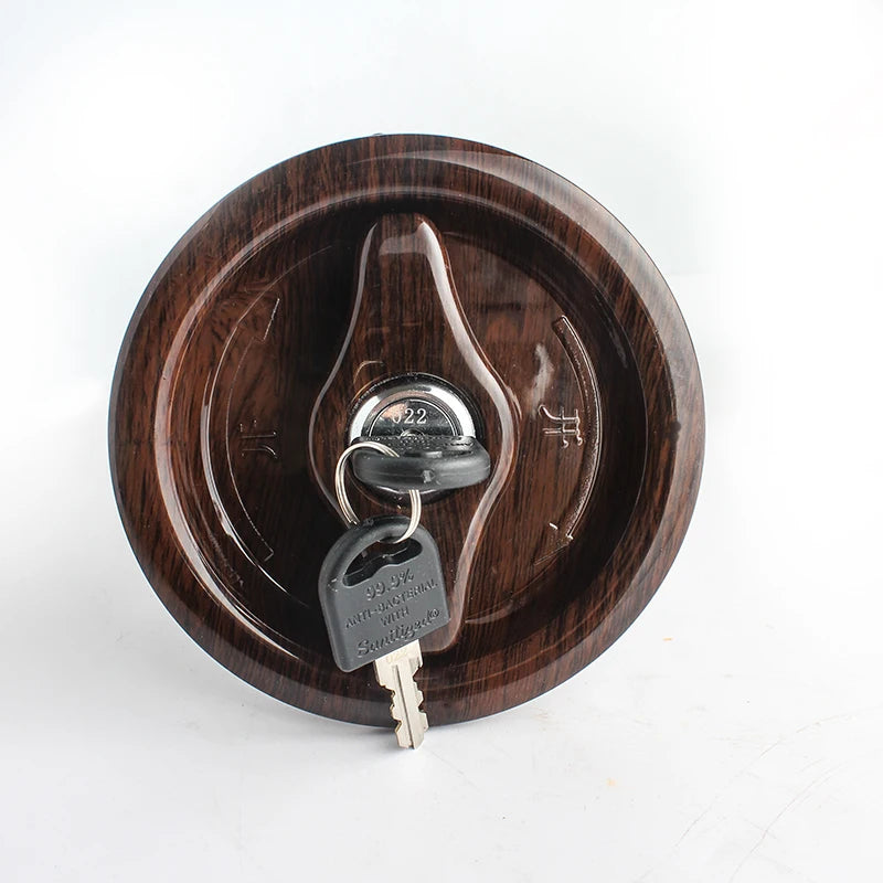 RV Bathroom Brown Lock