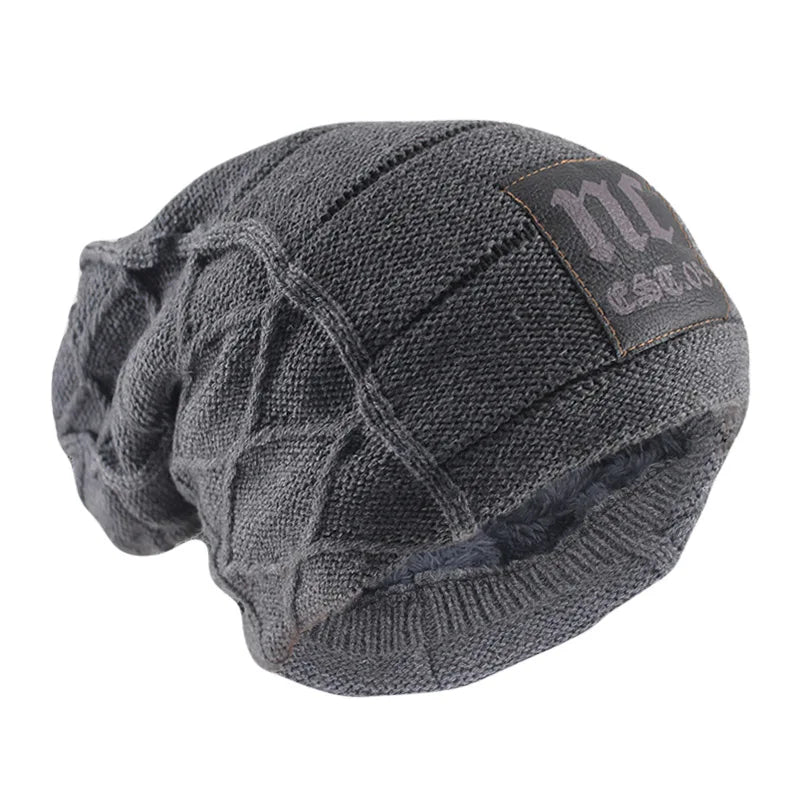 Winter Adult Men Warm Beanies Skullies Fashion Letter Knitted Women Hat Outdoor Colorful Casual Bone Soft Wool