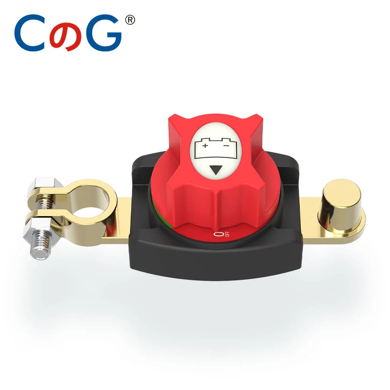 New Model 275A Top Post Battery Disconnect Switch Heavy Duty On/Off Battery Power Cut Off Switch 12V-48V for Auto, RV, Marine