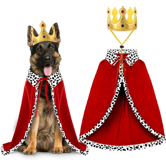 Halloween Dog King Cloak