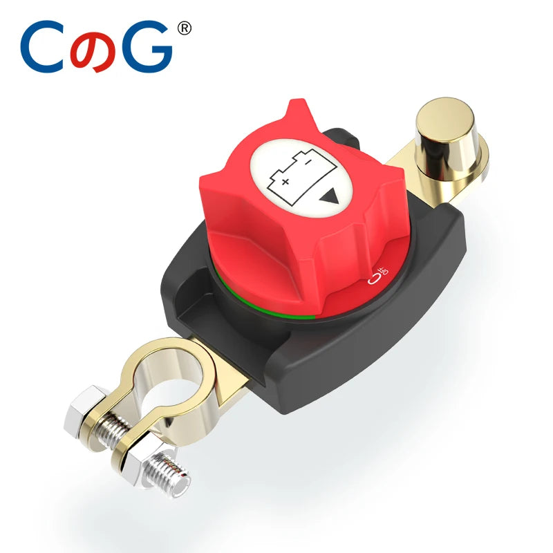 New Model 275A Top Post Battery Disconnect Switch Heavy Duty On/Off Battery Power Cut Off Switch 12V-48V for Auto, RV, Marine