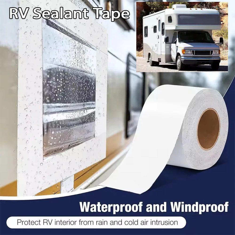 High Adhesive Tape Efficient High Temperature Resistance Window Weather Sealing Tape For Outdoor RV Roof Leakage Repair Material