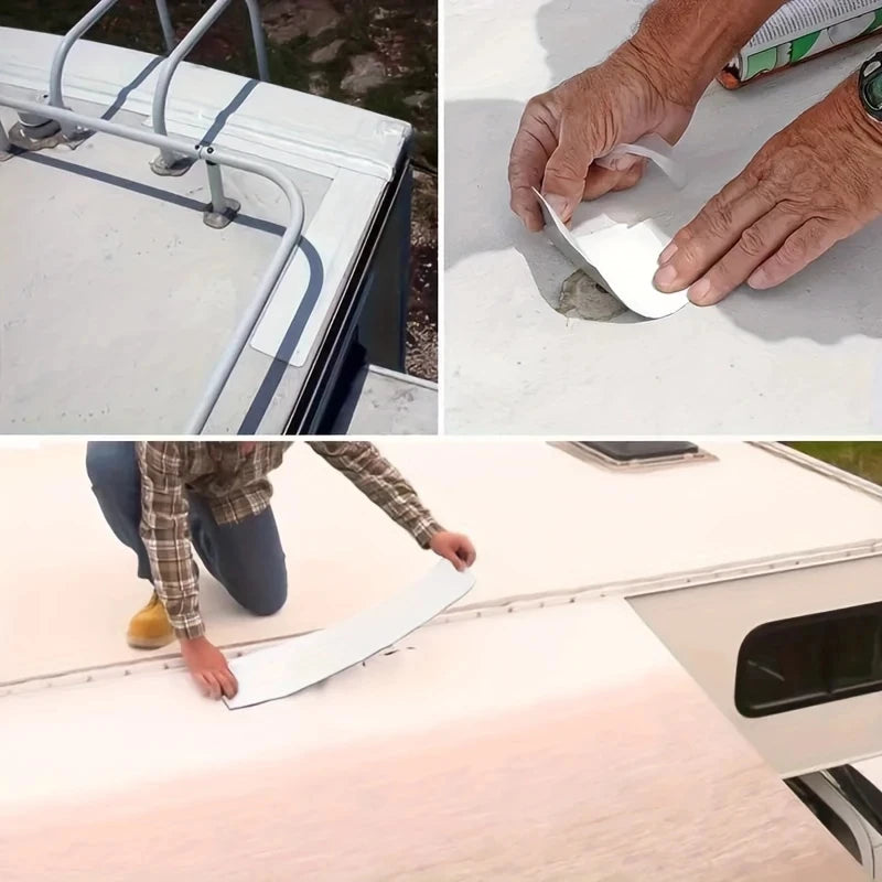 High Adhesive Tape Efficient High Temperature Resistance Window Weather Sealing Tape For Outdoor RV Roof Leakage Repair Material
