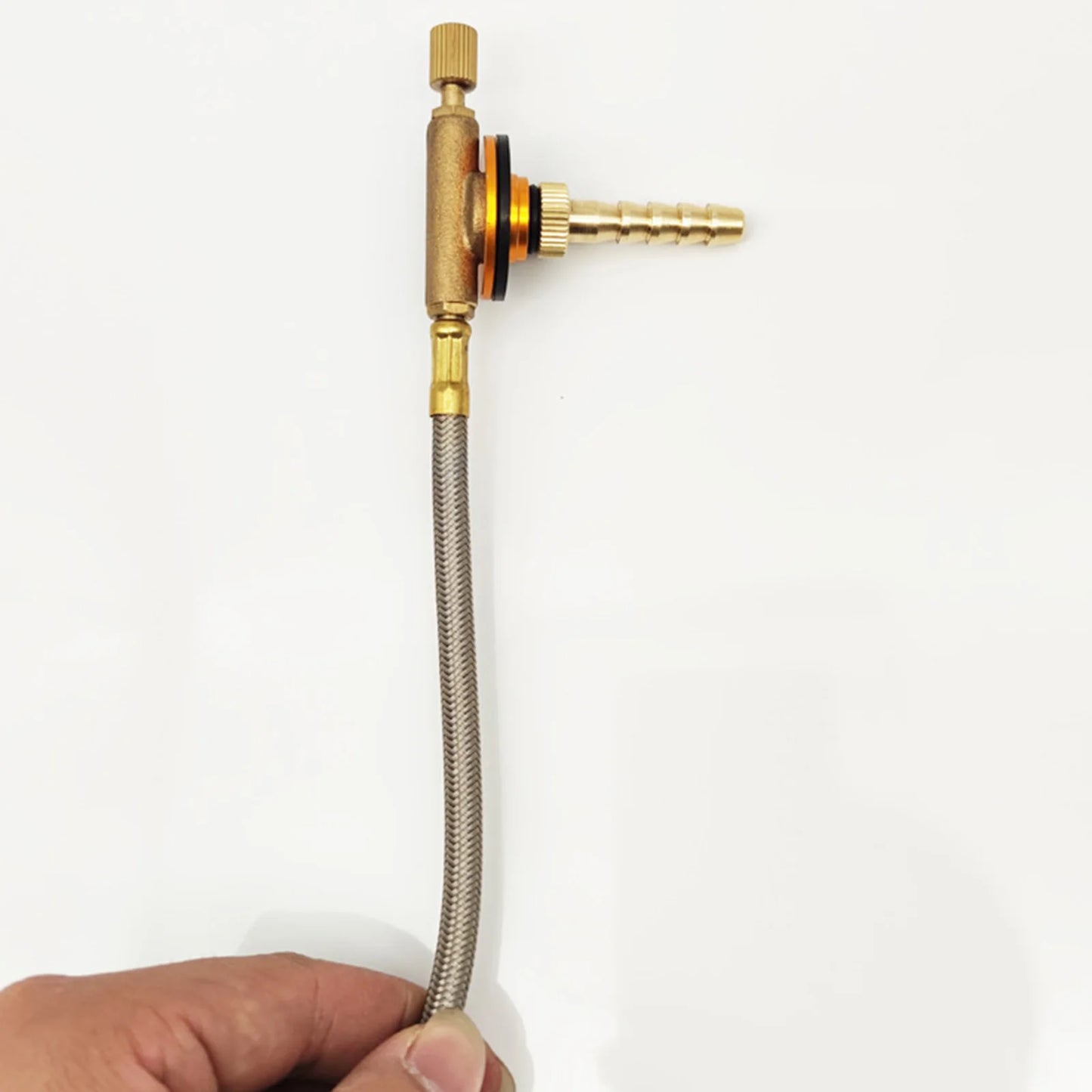 1/2/3 Pcs Flat Gas Tank Valve Adapter Multi-purpose Gas Tube Hose Adaptor Practical LPG Valve Connectors for Cooking Stove