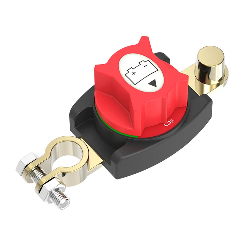 New Model 275A Top Post Battery Disconnect Switch Heavy Duty On/Off Battery Power Cut Off Switch 12V-48V for Auto, RV, Marine
