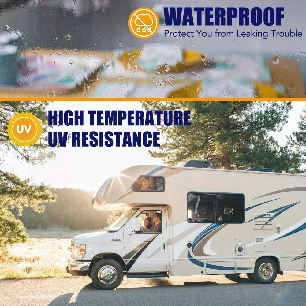 High Adhesive Tape Efficient High Temperature Resistance Window Weather Sealing Tape For Outdoor RV Roof Leakage Repair Material